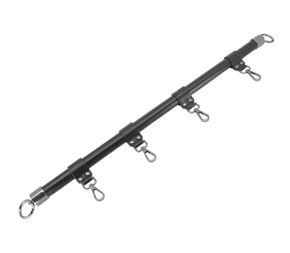 Love In Leather Faux Leather BDSM Bar Shackle Spreaders and Hangers