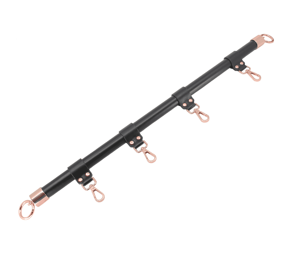 Love In Leather Faux Leather BDSM Bar Shackle Spreaders and Hangers
