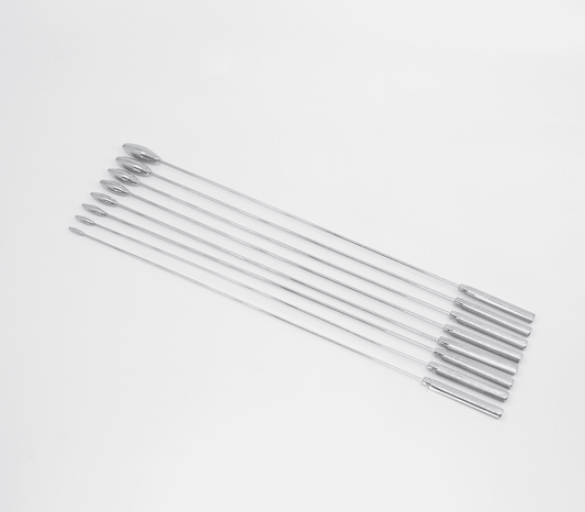 Love In Leather 8 Piece Rosebud Dilator Sounding Kit Urethral Sounds