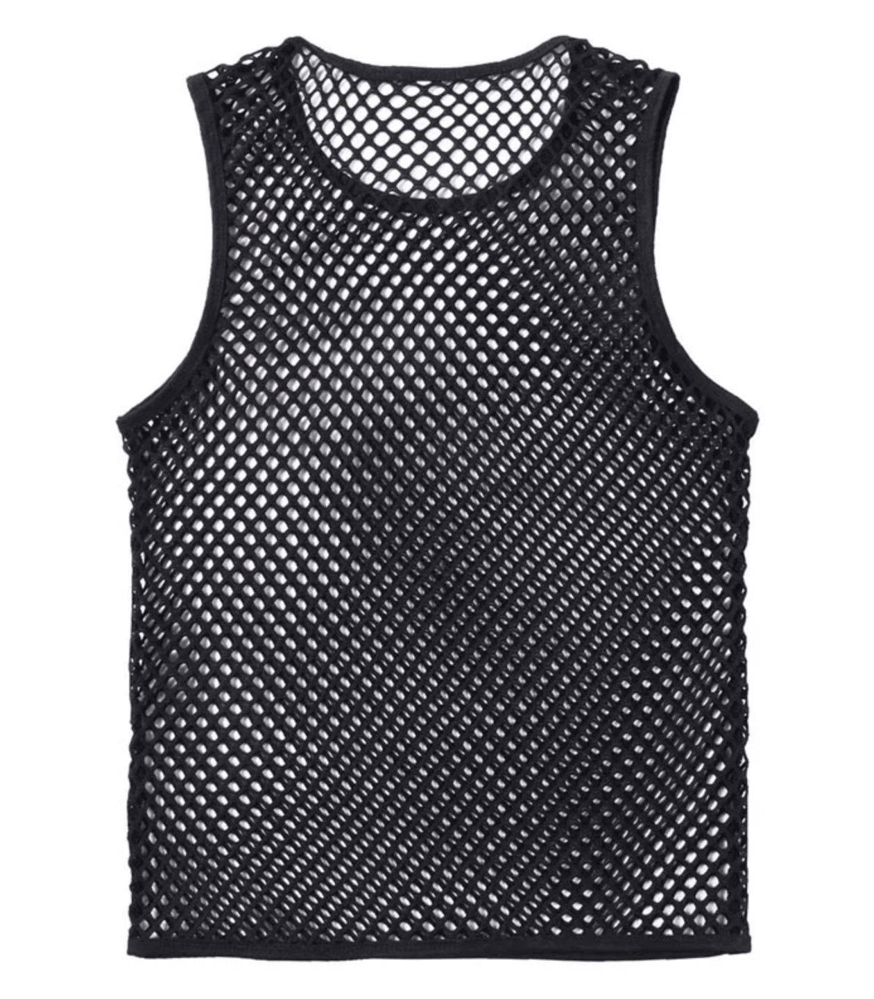 Love In Leather Mens Mesh Singlet with Black Binding S M Mens Briefs And Boxers
