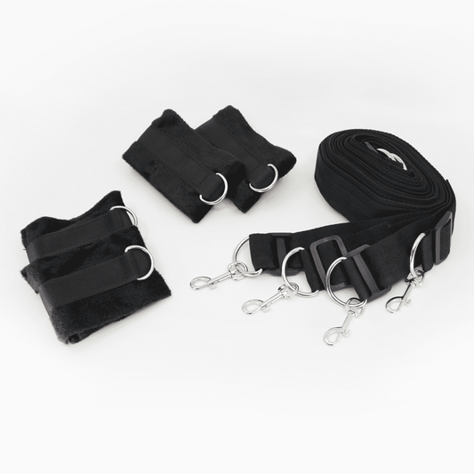 Love In Leather Under Bed Bondage Restraint System Cuffs And Restraints