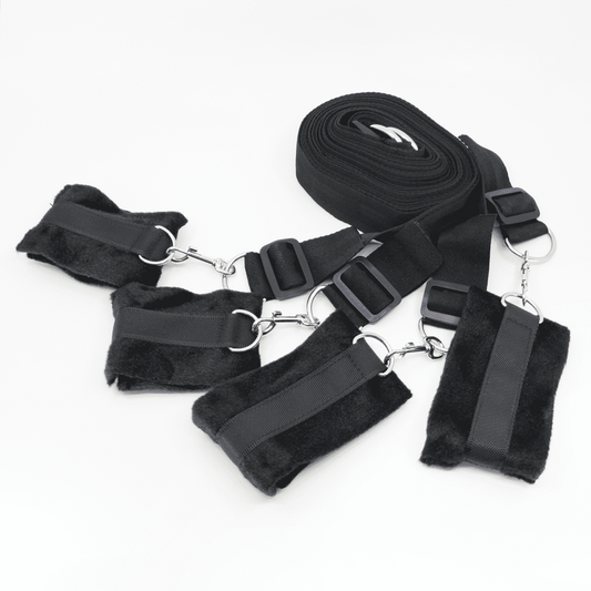 Love In Leather Under Bed Bondage Restraint System Cuffs And Restraints
