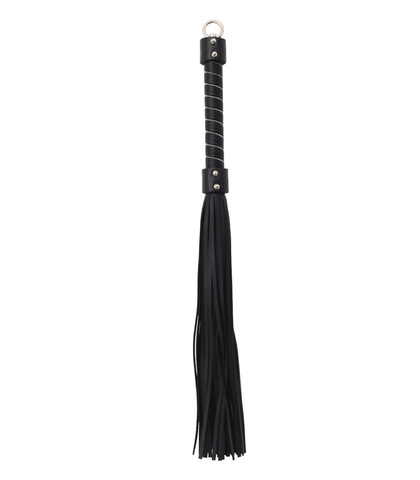 Love In Leather BDSM Flogger with Chain Detail - Whips And Crops