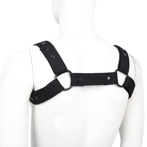Love In Leather Mens Neoprene Bulldog Brace - Cuffs And Restraints