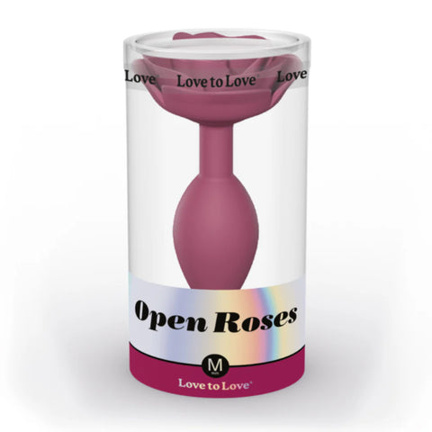 OPEN ROSES - Elegant Silicone Anal Pleasure Plug - Butt Plugs
