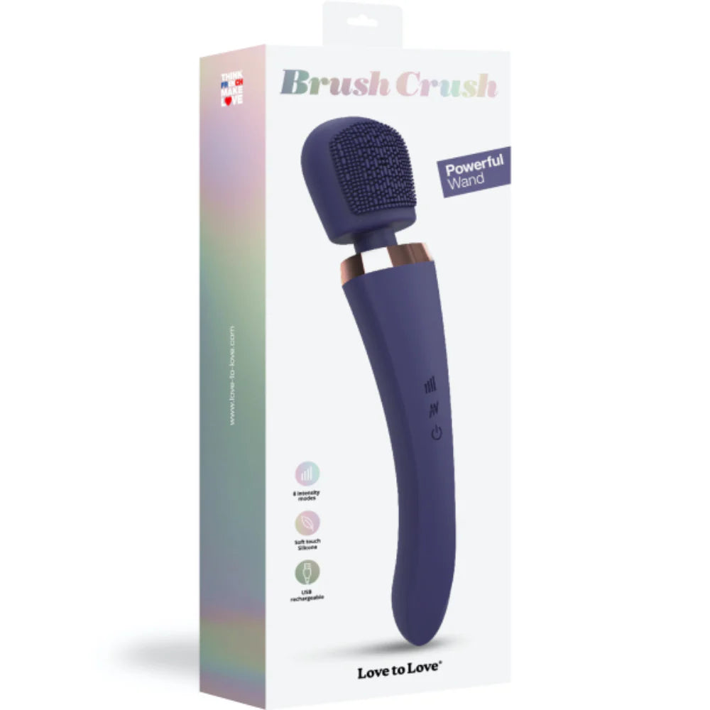 Indulge in Blissful Sensations - LOVE TO LOVE Brush Crush Wand - Body Wands
