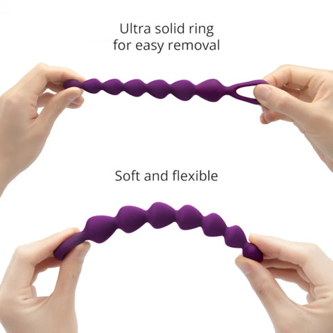 LOVE TO LOVE Bing Bang - Graduated Silicone Anal Pleasure Beads - Anal Beads and Balls