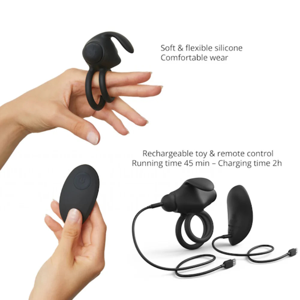 LOVE TO LOVE Mr and Mrs Vibrating Cock Ring Cock Rings