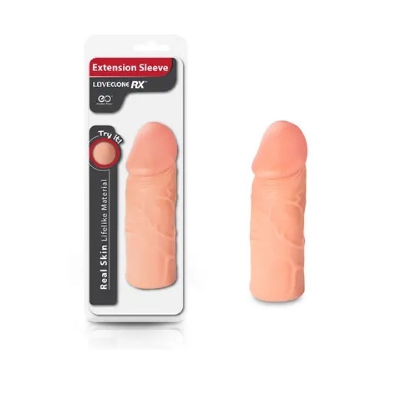 LoveClone RX Extension Sleeve - Flesh Penis Sleeves and Extenders