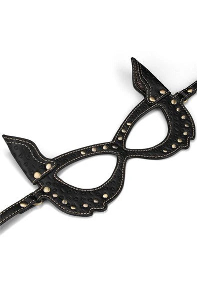 Lovetoy Adjustable PU Leather Bunny Mask - Masks And Blindfolds