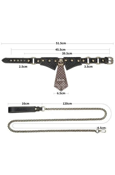 Lovetoy Rebellion Reign Bondage Collar and Leash - Collars and Leads