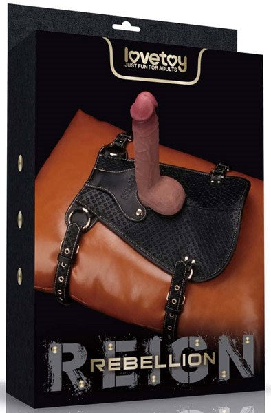 Lovetoy Rebellion Reign Adjustable Dildo Saddle - Sex Furniture