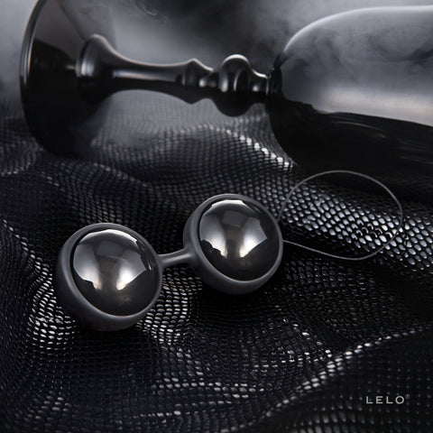 Lelo Luna Beads Noir Ben Wa Kegel Balls - Love Eggs and Kegel Exercisers