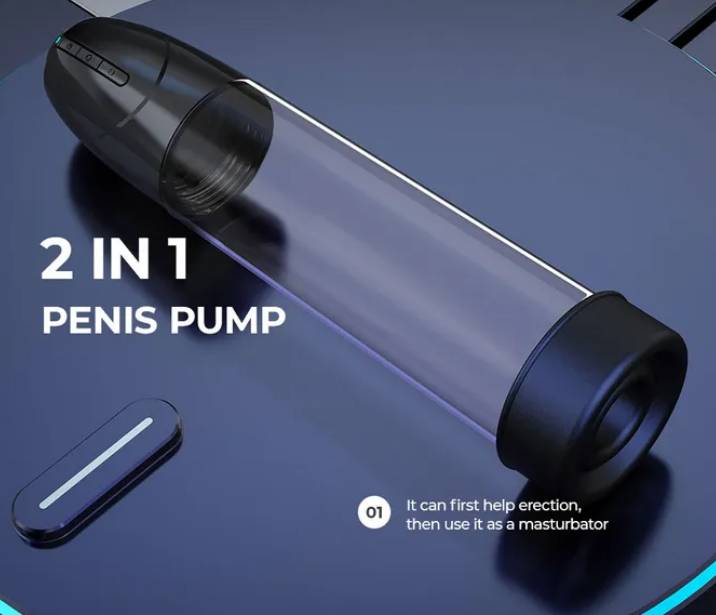 Shots LuvPump Smart Rechargeable 2-in-1 Automatic Penis Pump - Penis Pumps And Stretchers