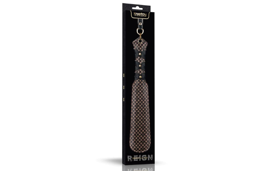 Lovetoy 23.5 Inches PU Leather Rebellion Reign Flogger - Whips And Crops