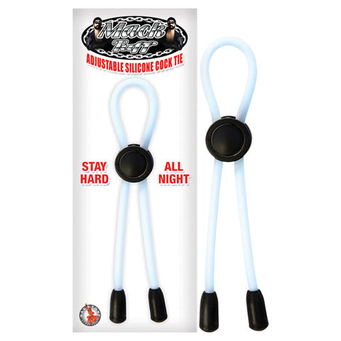 Mack Tuff Adjustable Silicone Cock Tie - Cock Rings