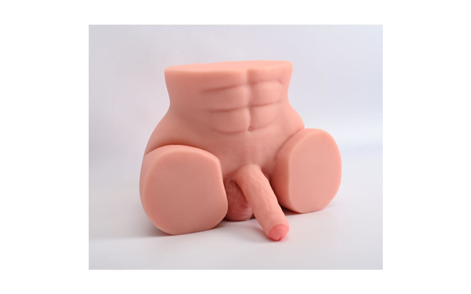 Doc Johnson Lorenzo Male Torso with Cock and Balls - Masturbators and Strokers