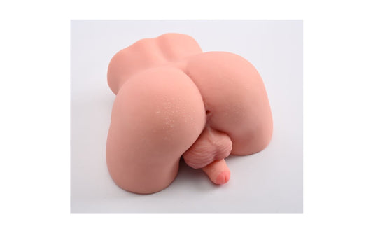 Doc Johnson Lorenzo Male Torso with Cock and Balls Flesh Masturbators and Strokers