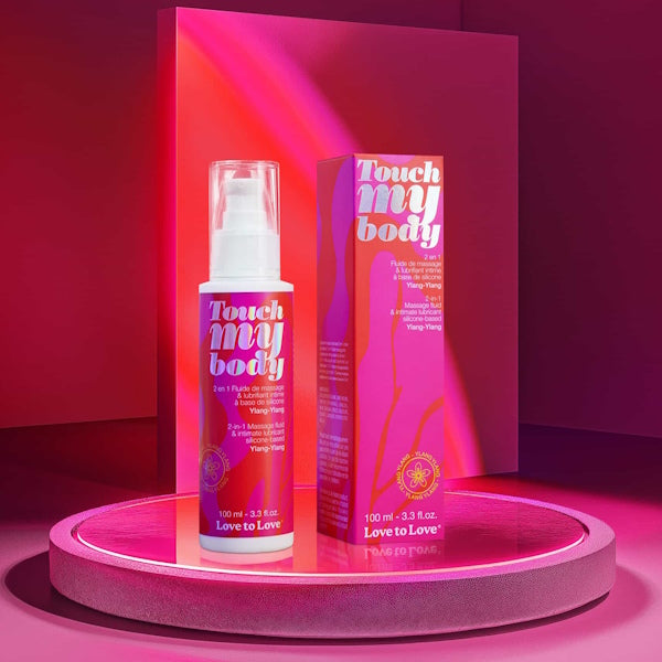 LOVE TO LOVE Touch My Body Massage & Lubricant Ylang Ylang 100ml Massage Oils and Lubricants