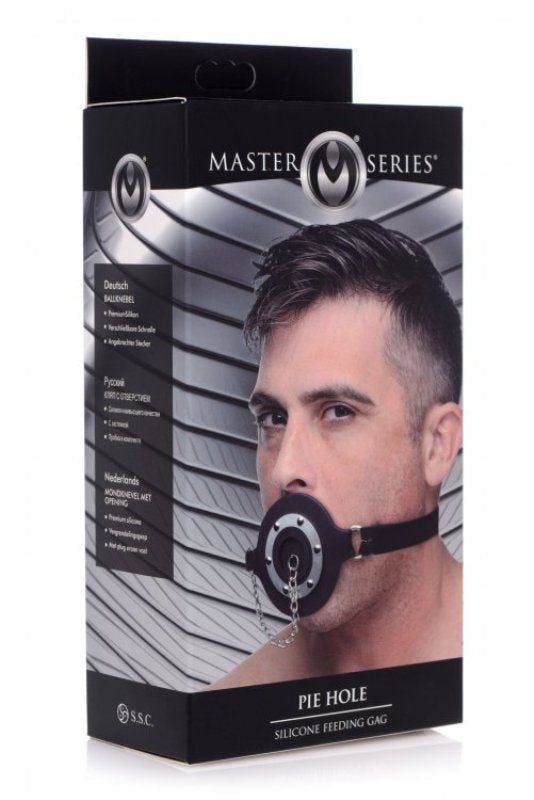 Master Series Pie Hole Silicone Feeding Gag Bondage Gags and Bits