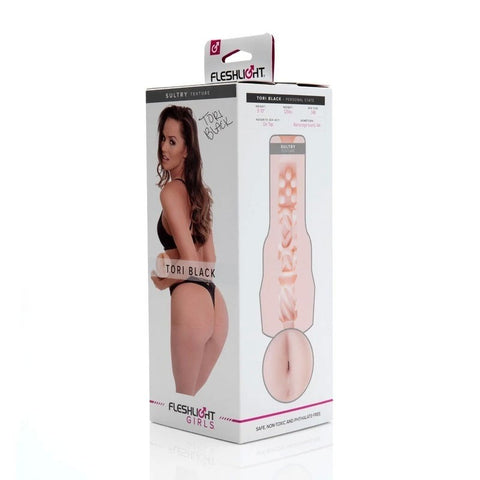 Fleshlight Girls Tori Black Realistic Mens Masturbator - Fleshlight Male Masturbators
