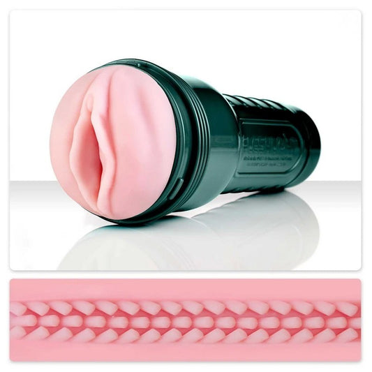 Fleshlight Vibro Pink Lady Touch Realistic Vagina Stroker - Masturbators and Strokers