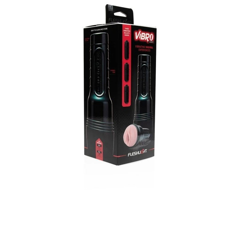 Fleshlight Vibro Pink Lady Touch Realistic Vagina Stroker Masturbators and Strokers