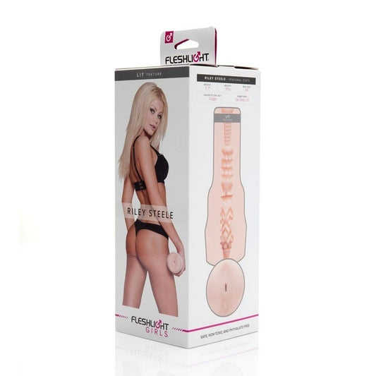 Fleshlight Girls Riley Steele Adult Star Male Masturbator - Realistic Butts And Vaginas