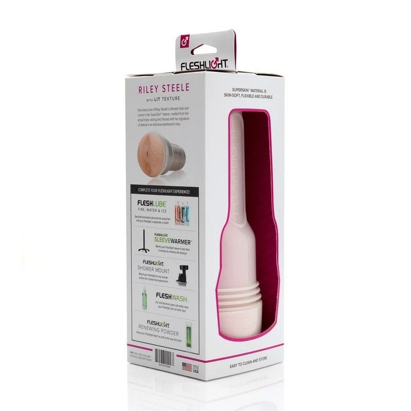 Fleshlight Girls Riley Steele Adult Star Male Masturbator Realistic Butts And Vaginas