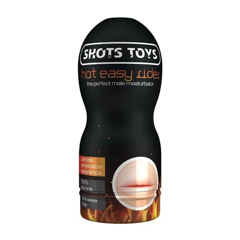 Shots Toys Easy Rider Hot Masturbator Mouth Masturbators and Strokers