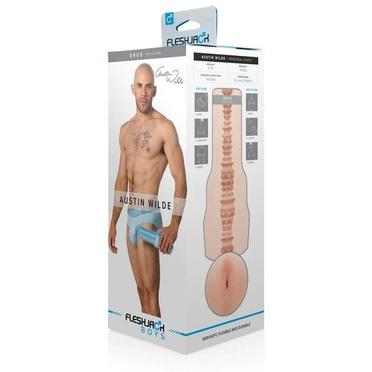 FleshJack Boys Austin Wilde Realistic Blowjobs Male Masturbator - Realistic Butts And Vaginas