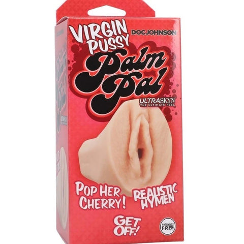 Doc Johnson Palm Pal UR3 Virgin Pussy Realistic Stroker - Masturbators and Strokers