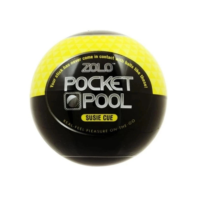 Zolo Pocket Pool Single Susie Cue - Discreet Pleasure Companion Masturbators and Strokers