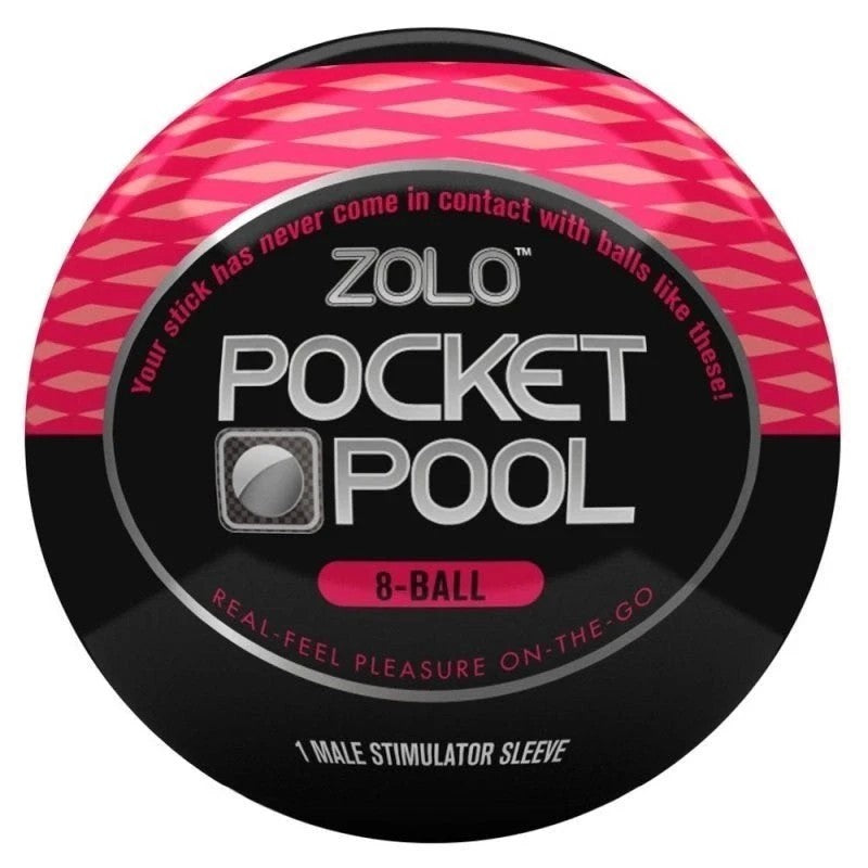 Zolo 8-Ball Pocket Pool - Compact Pleasure on the Go Masturbators and Strokers