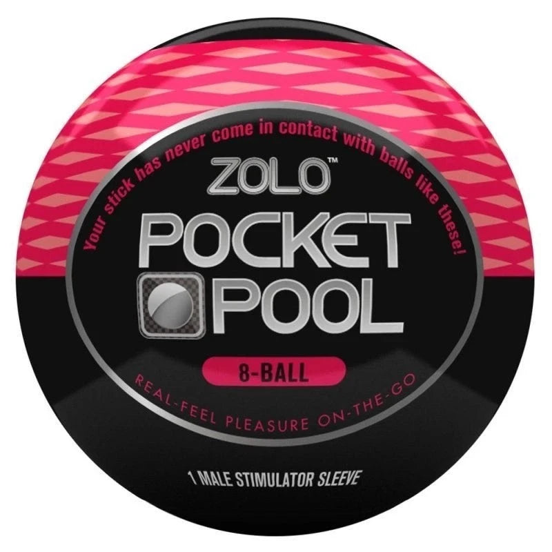 Zolo 8-Ball Pocket Pool - Compact Pleasure on the Go Masturbators and Strokers