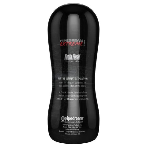 PDX Elite Realistic Male Vibrating Anal Stroker - Masturbators and Strokers