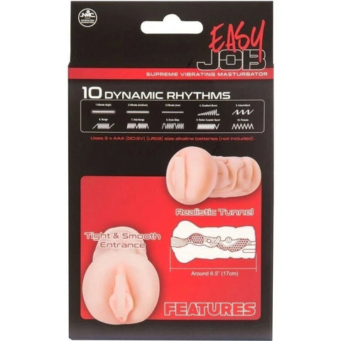 Easy Job Supreme Vibrating Masturbator Ruth - Masturbators and Strokers