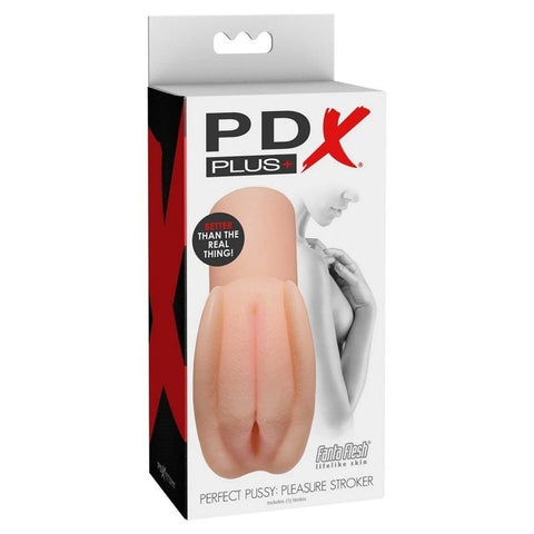 PDX Plus Perfect Pussy Pleasure Fanta Flesh Mens Stroker - Masturbators and Strokers