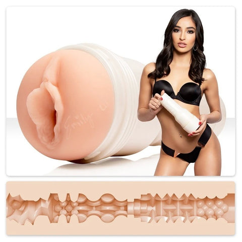 Fleshlight Girls Emily Willis Squirt Realistic Male Stroker Device - Masturbators and Strokers