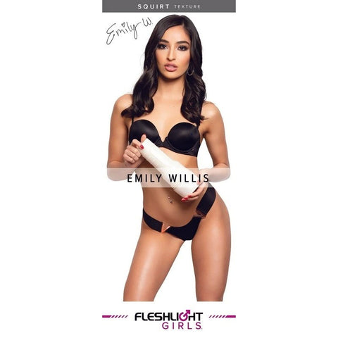 Fleshlight Girls Emily Willis Squirt Realistic Male Stroker Device - Masturbators and Strokers