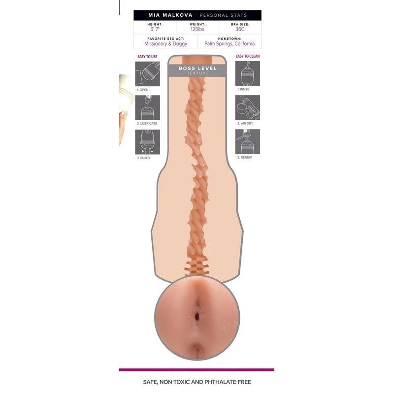 Fleshlight Girls Mia Malkova Lvl Up Mens Masturbator Sleeve Fleshlight Male Masturbators