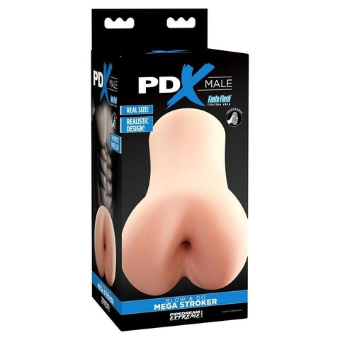 PDX Male Blow and Go Realistic Mega Stroker - Realistic Butts And Vaginas