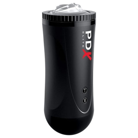 PDX Elite Moto Vibrating and Thrusting Male Stroker - Masturbators and Strokers