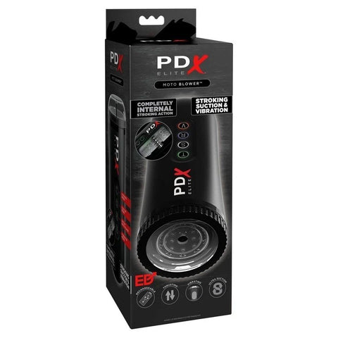 PDX Elite Moto Blower Vibrating Male Stroker - Masturbators and Strokers