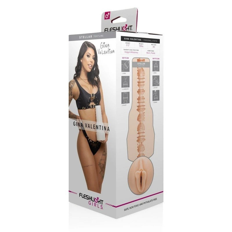 Fleshlight Girls Gina Valentina Stellar Male Stroker Masturbators and Strokers