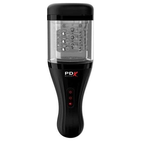 PDX Elite Talk Dirty Rotobator Vibrating Mens Masturbator - Masturbators and Strokers