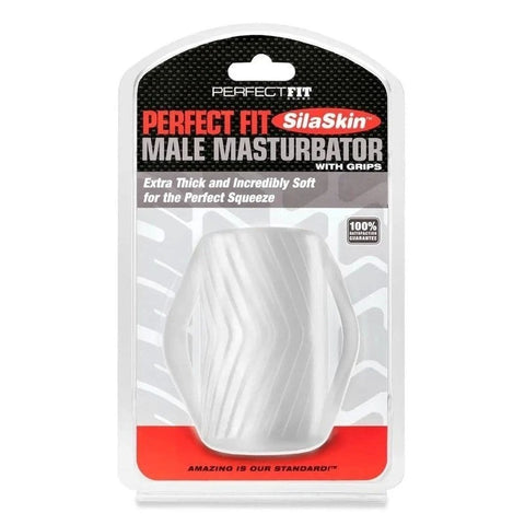 Perfect Fit Male Masturbator with Grips - Masturbators and Strokers