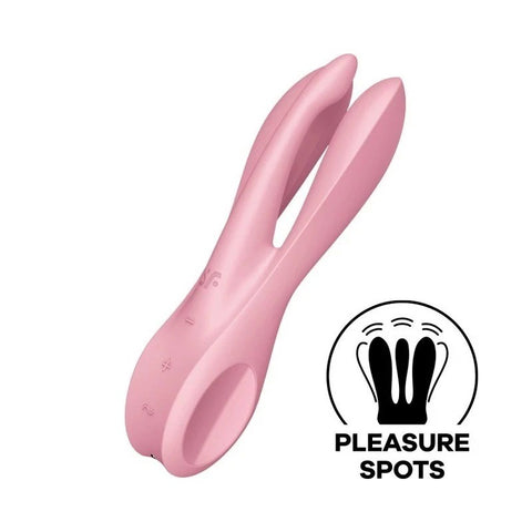 Satisfyer Threesome 1 Layon Multi Functions Clitoral Vibrator - Masturbators and Strokers