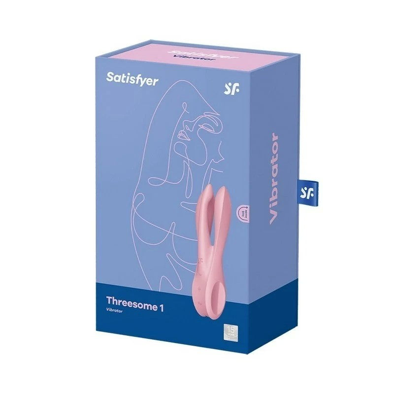 Satisfyer Threesome 1 Layon Multi Functions Clitoral Vibrator Masturbators and Strokers
