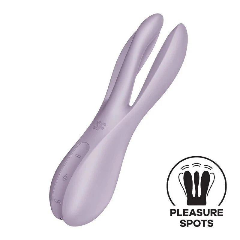Satisfyer Threesome 2 Layon 12 Functions Clitoral Massager Masturbators and Strokers
